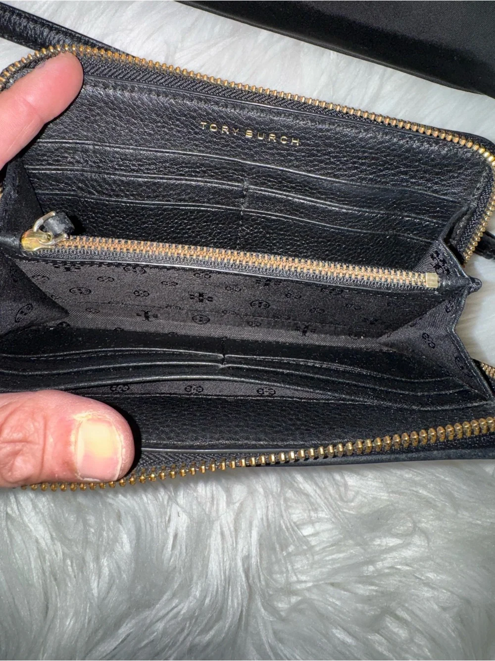 Tory Burch Black Nylon Mini Tote with Crossbody Wallet Set